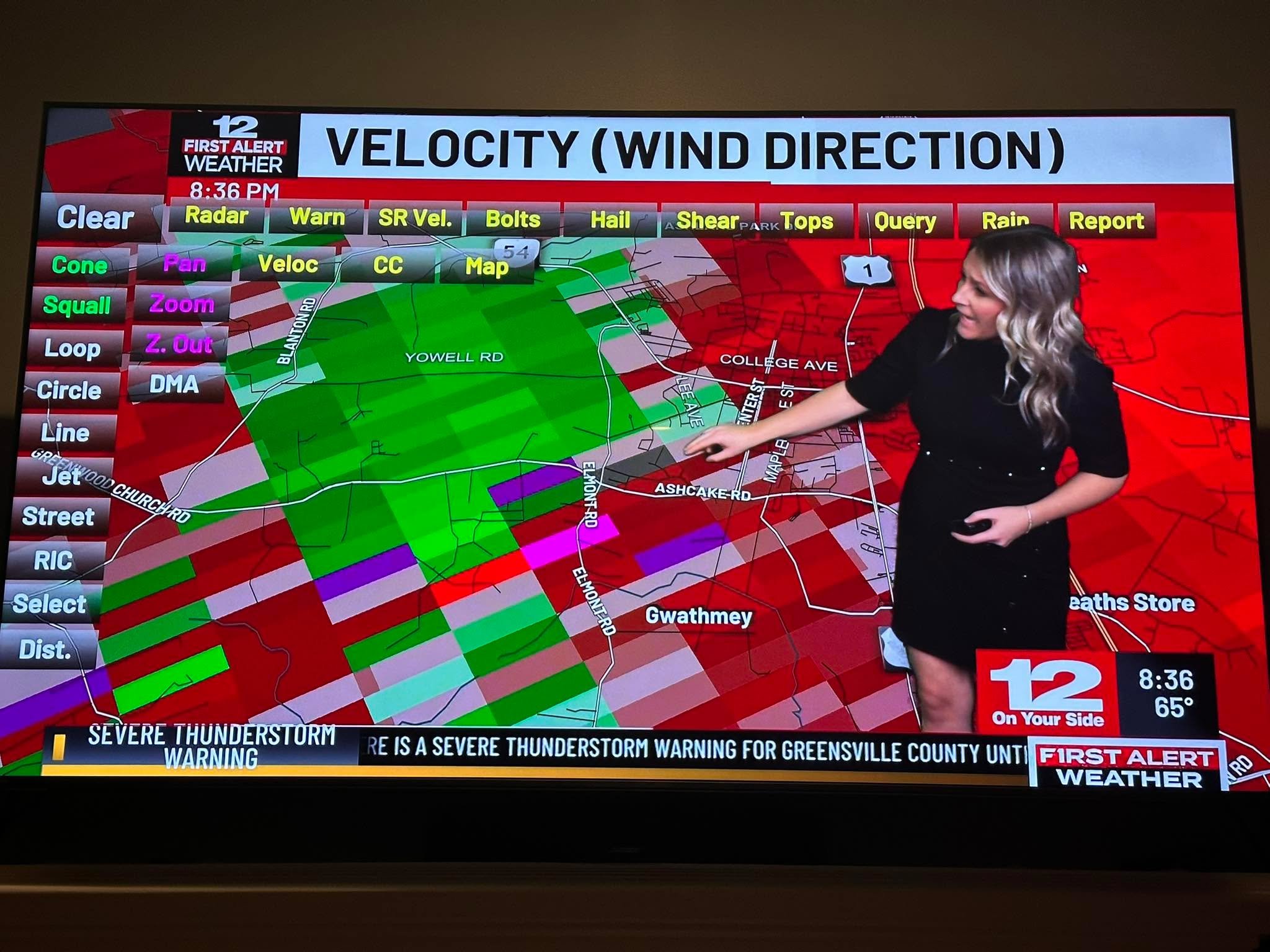 Possible tornado now, Elmont/Ashcake/RMC!
