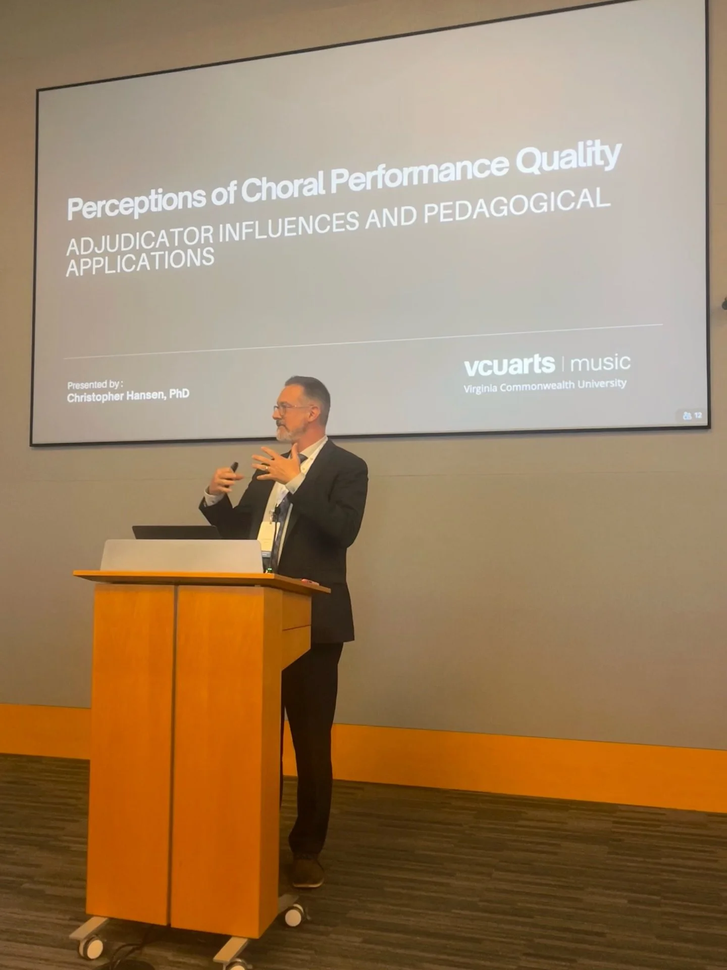 Today I presented at the 5th International Symposium of Research in Choral Singing.  Thank you Evan Powers and Kyle Gray for these photos!