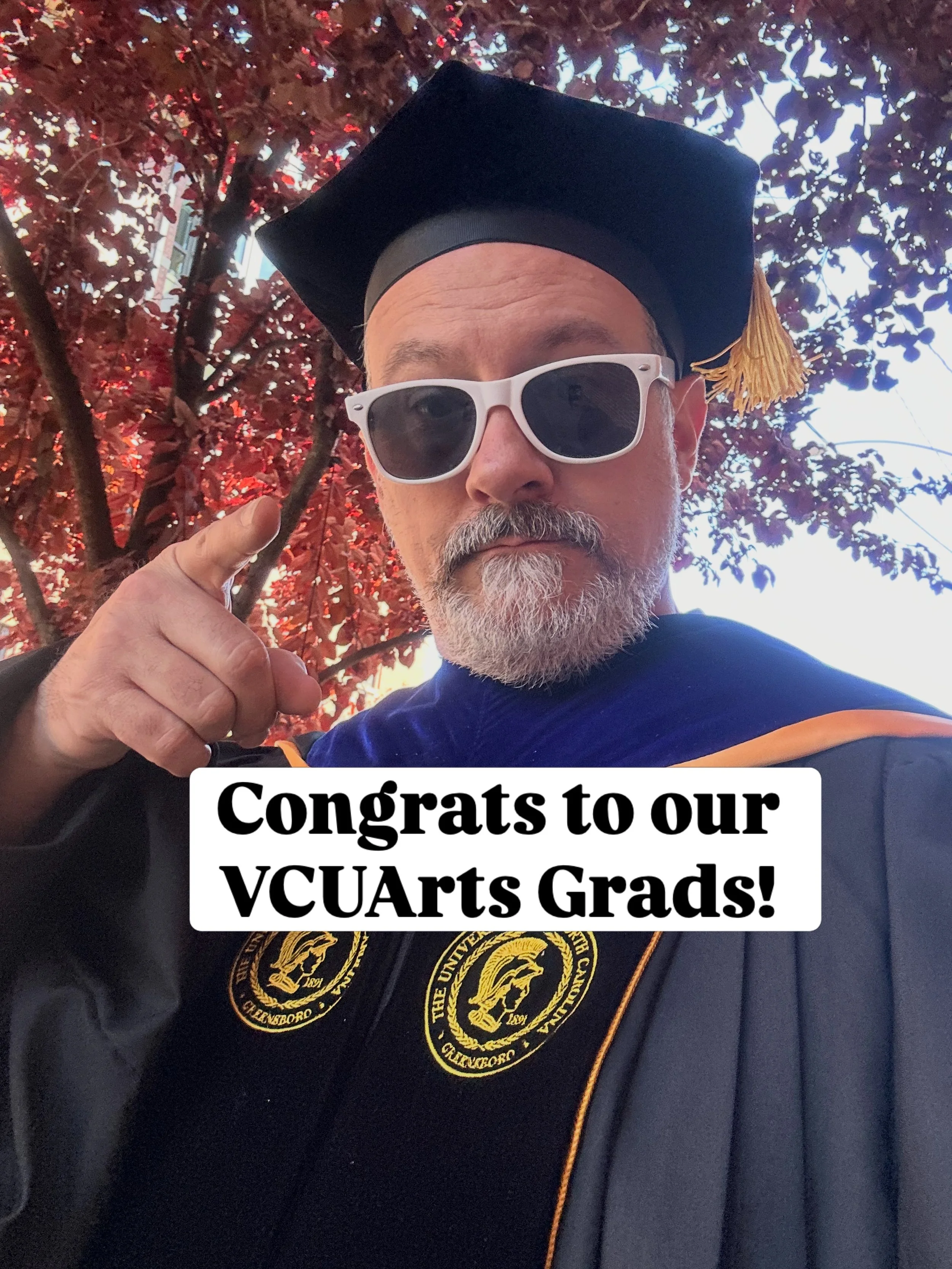 Congrats to all the VCUArt Majors who graduated today!  We are so proud of all of you! #graduate #graduation #vcu #vcuarts