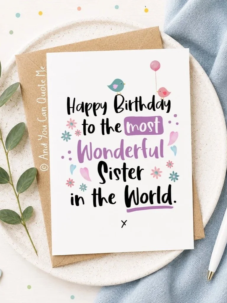 'Wonderful Sister'