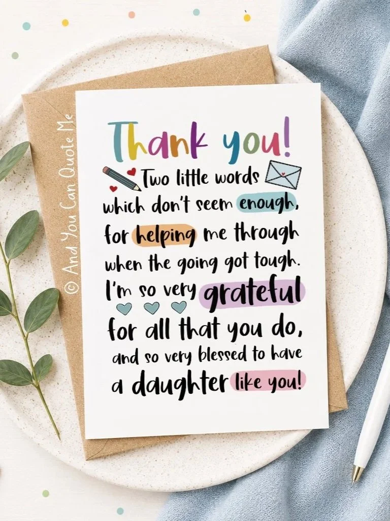 © 'Thank You Daughter'