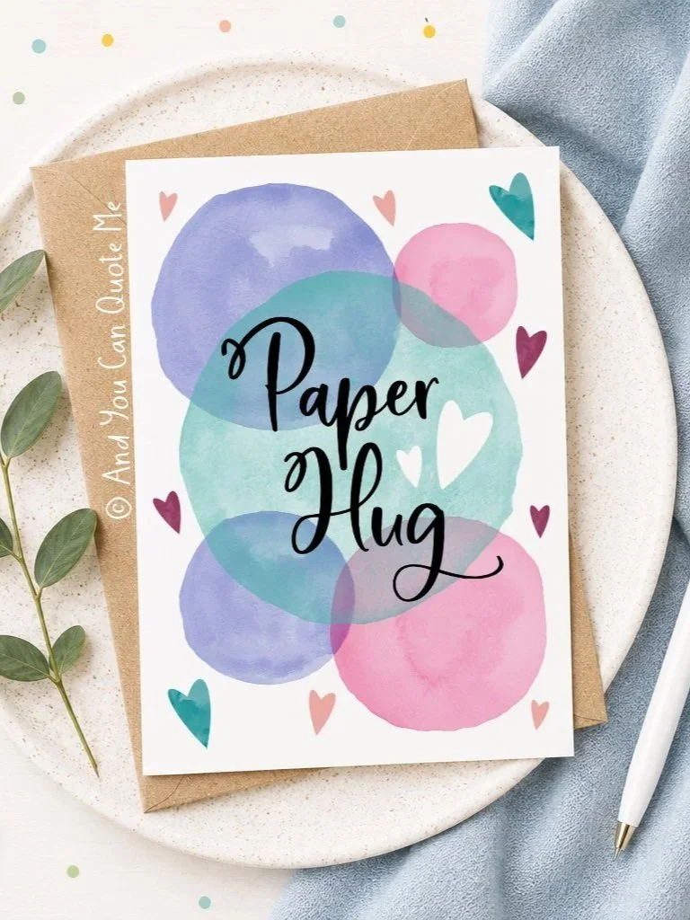 Watercolour Paper Hug