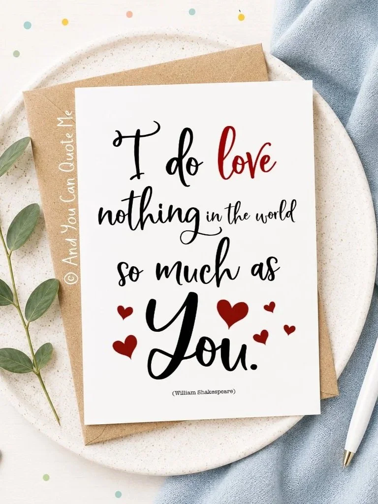 'Shakespeare Love Quote'
