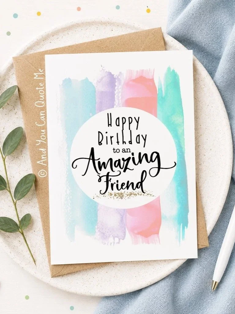 'Amazing Friend's Birthday'