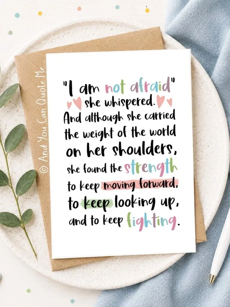 © 'I am not Afraid'