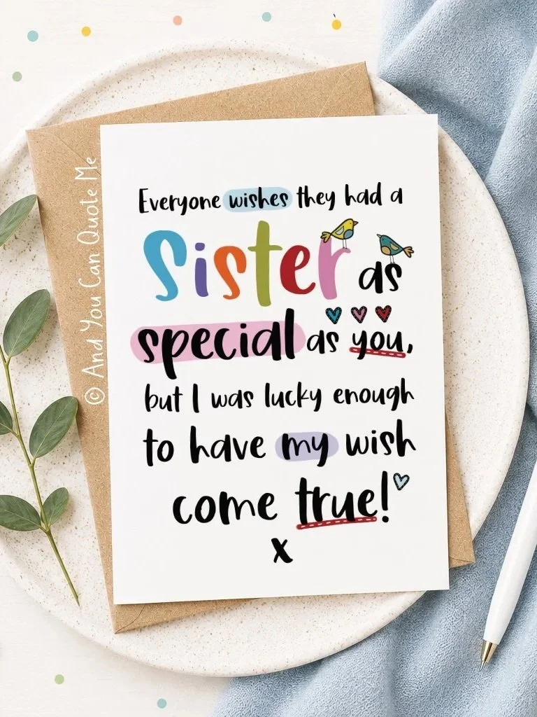© 'Sister Come True...'