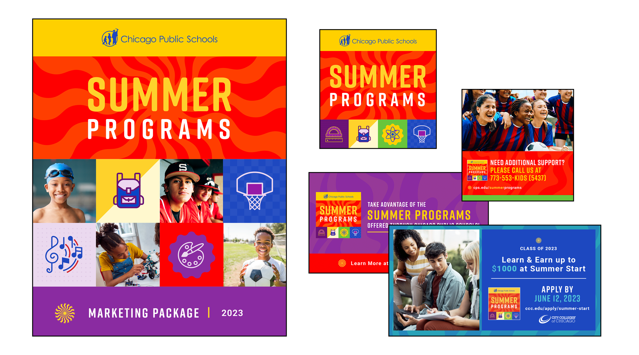 Chicago Public Schools, Summer Programs Marketing Package