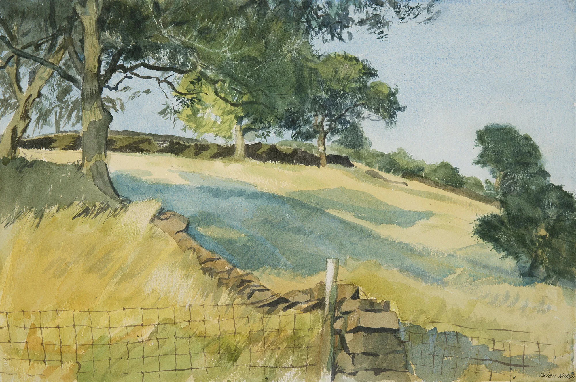 Full Summer Soon. Watercolour, 61 x 78 cm.