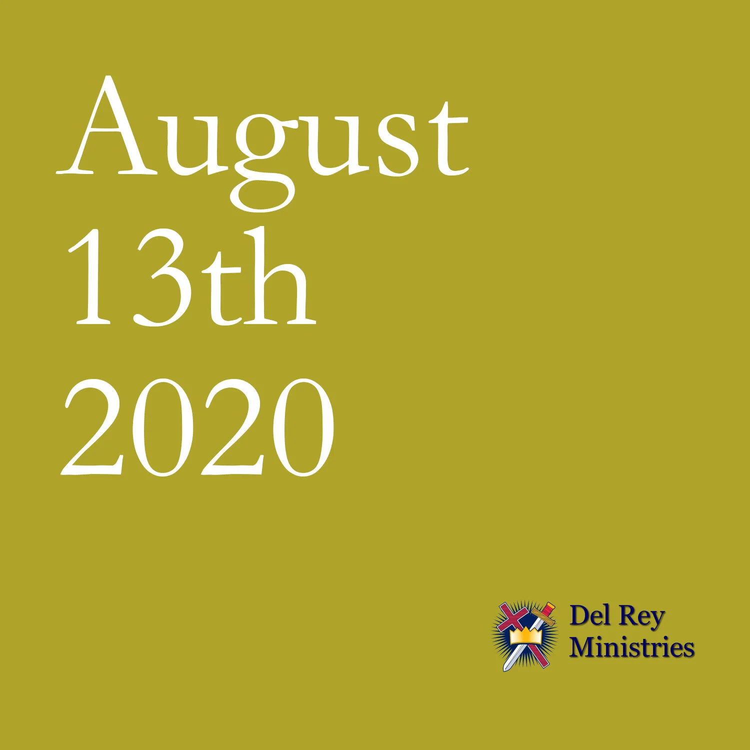 August 13th, 2020