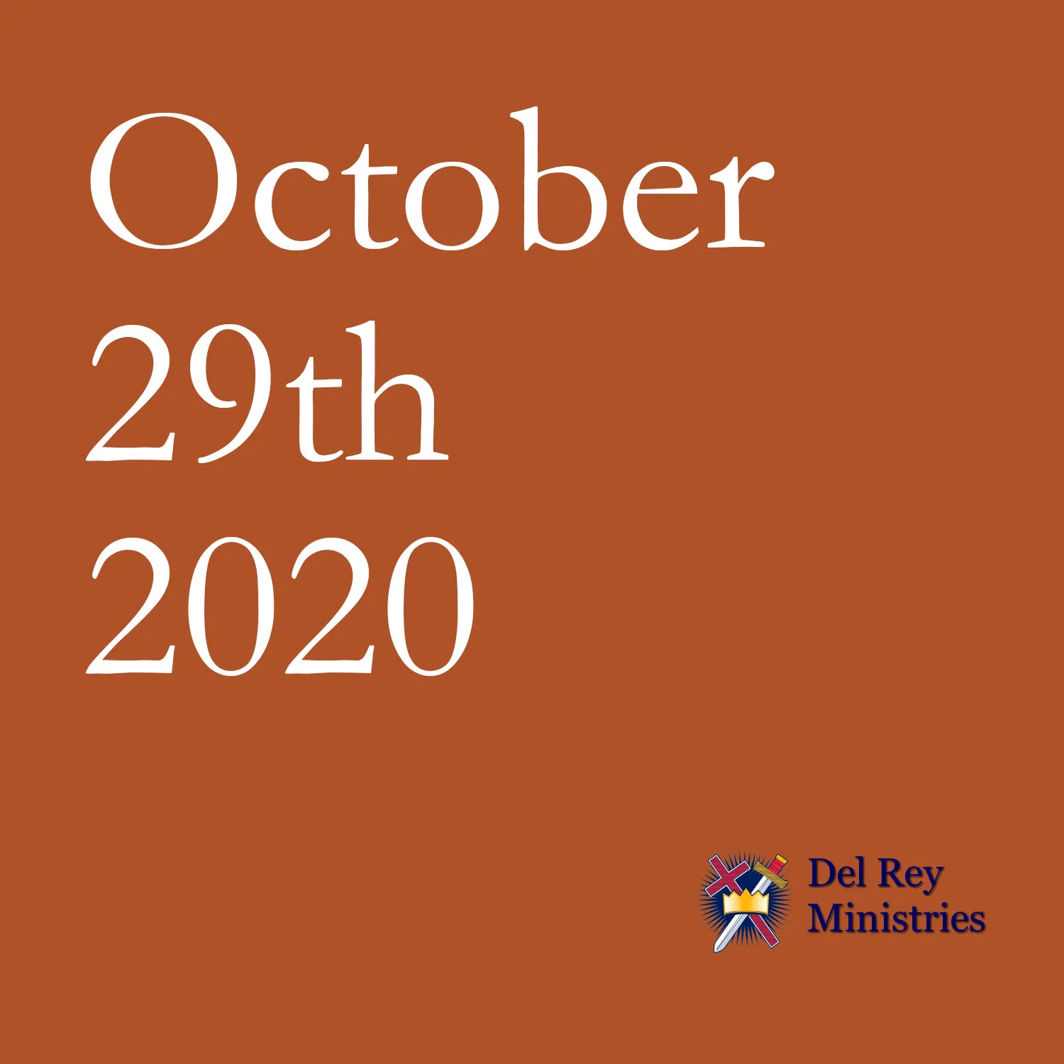 October 29th, 2020