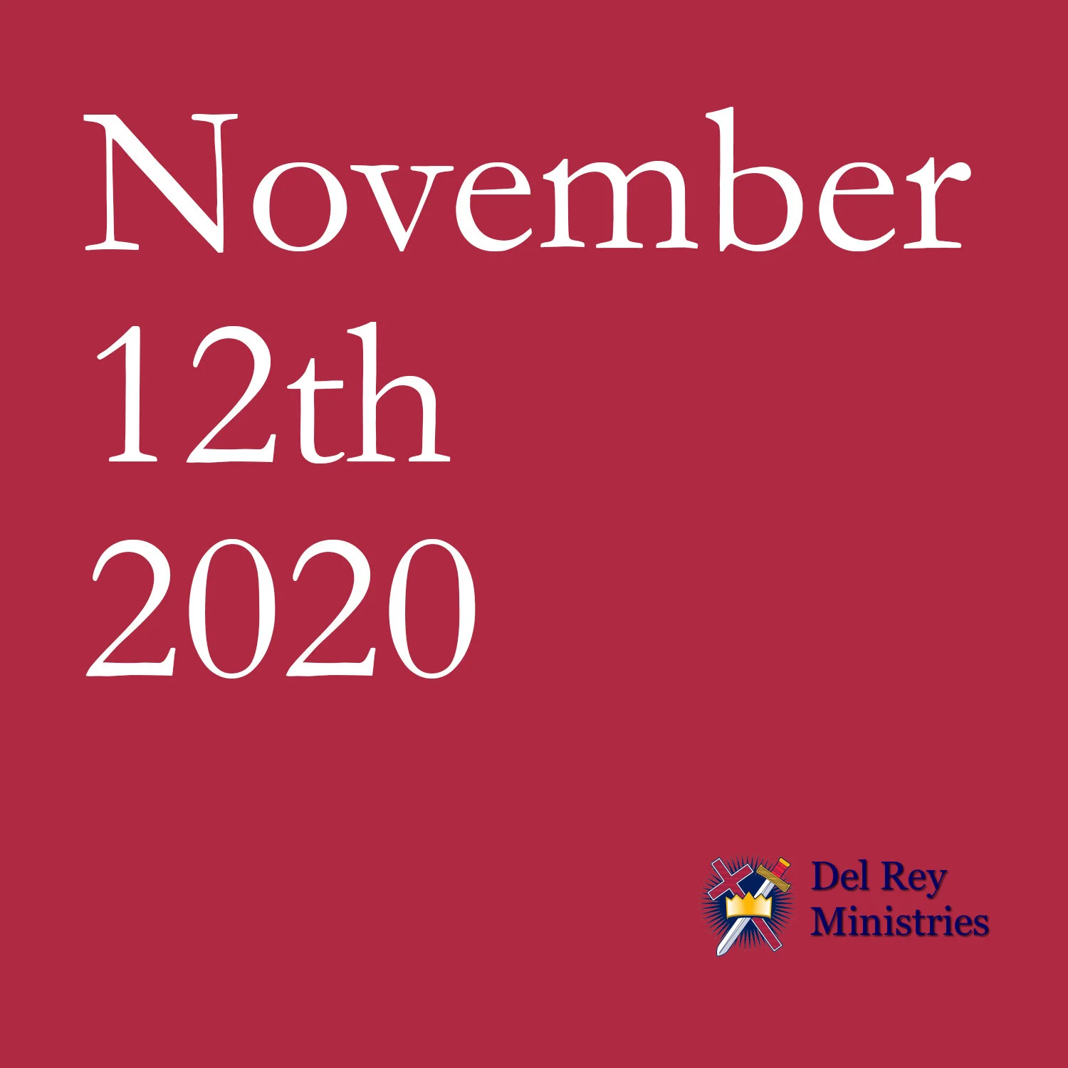 November 12th, 2020
