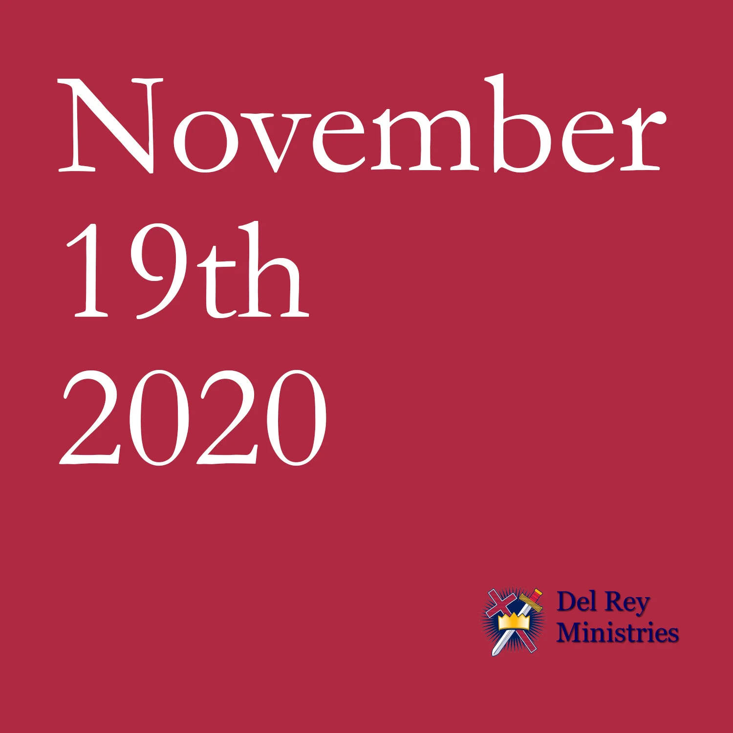 November 19th, 2020