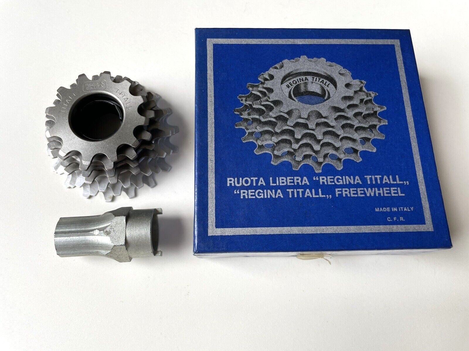 NOS REGINA TITALL Titanium 12-18 cogs 7 Speed freewheel cassette6.jpg