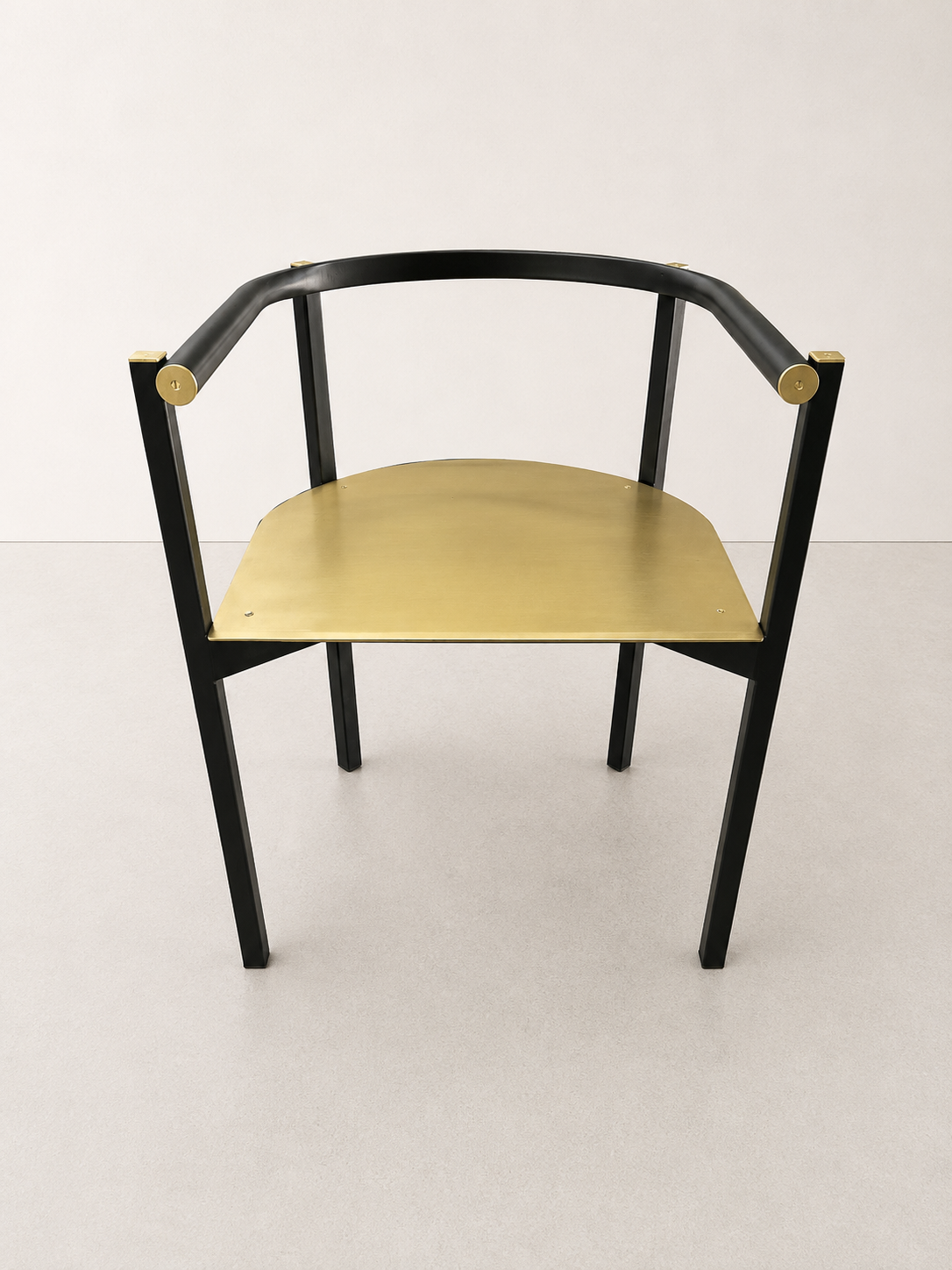 Patinated Brass/ Metal Chair