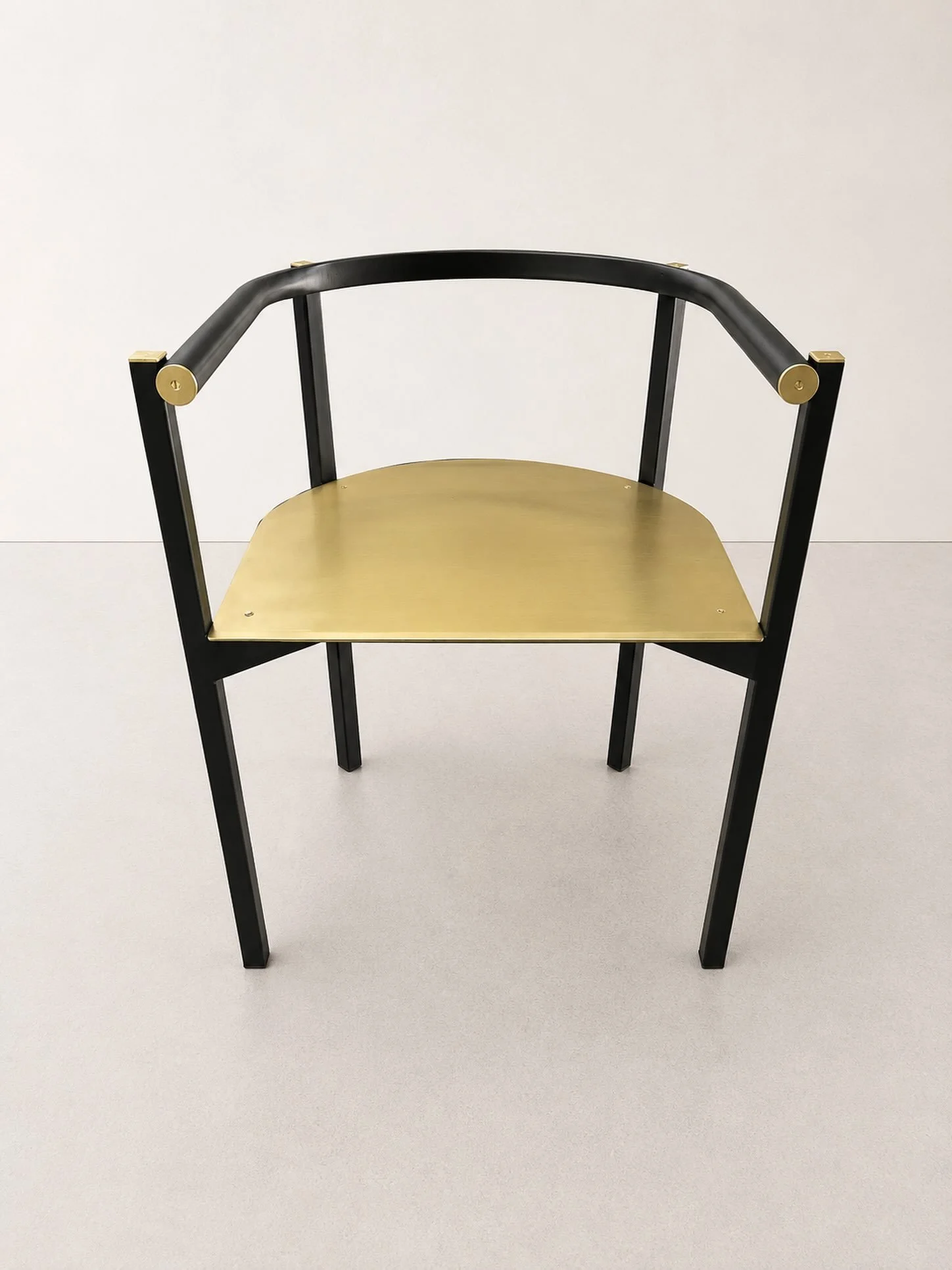 *****CUSTOM CHAIR ***** BRASS AND  PATINATED STEEL ******HANDCRAFTED