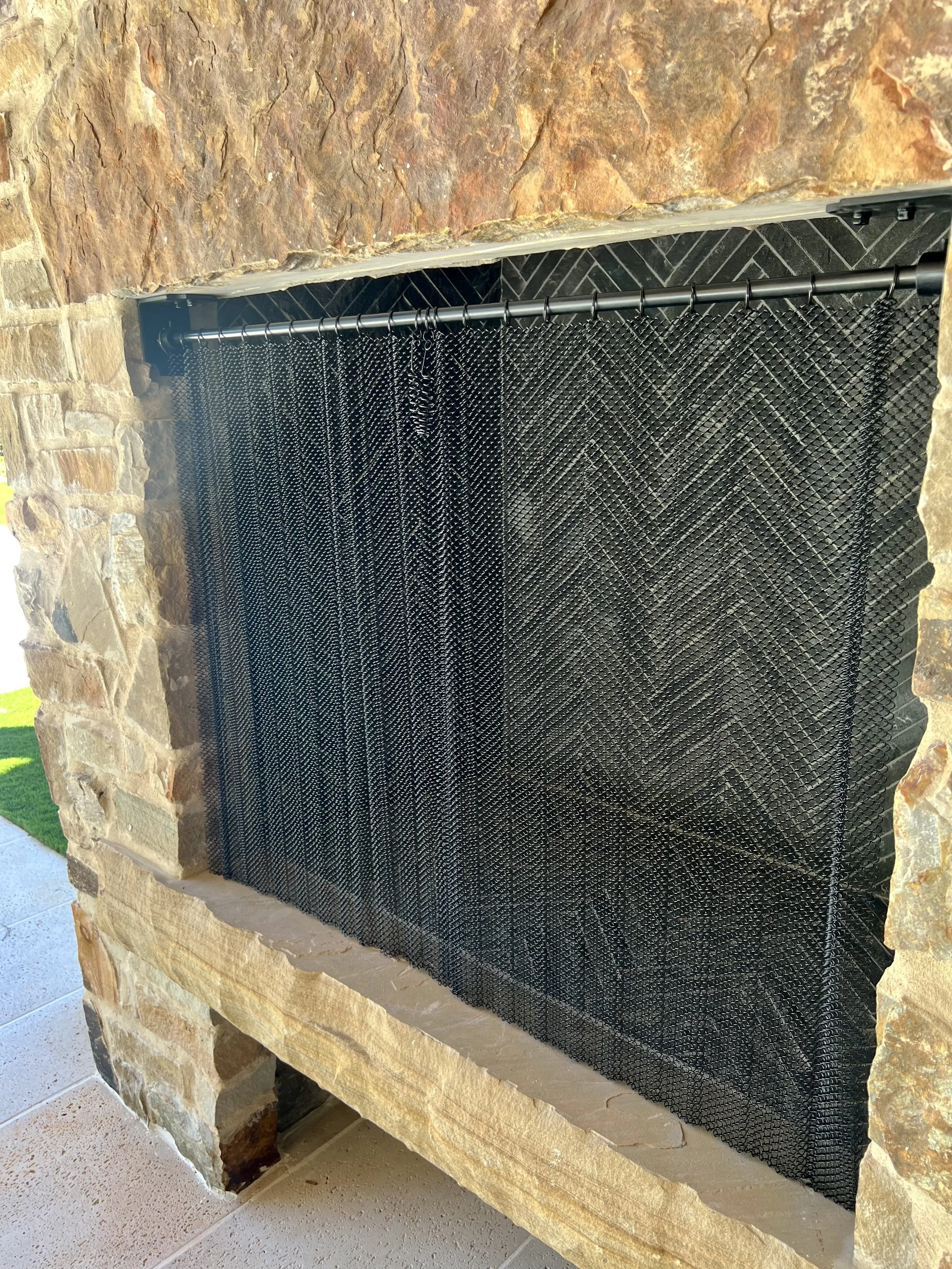 Metal Fire Screen Curtain