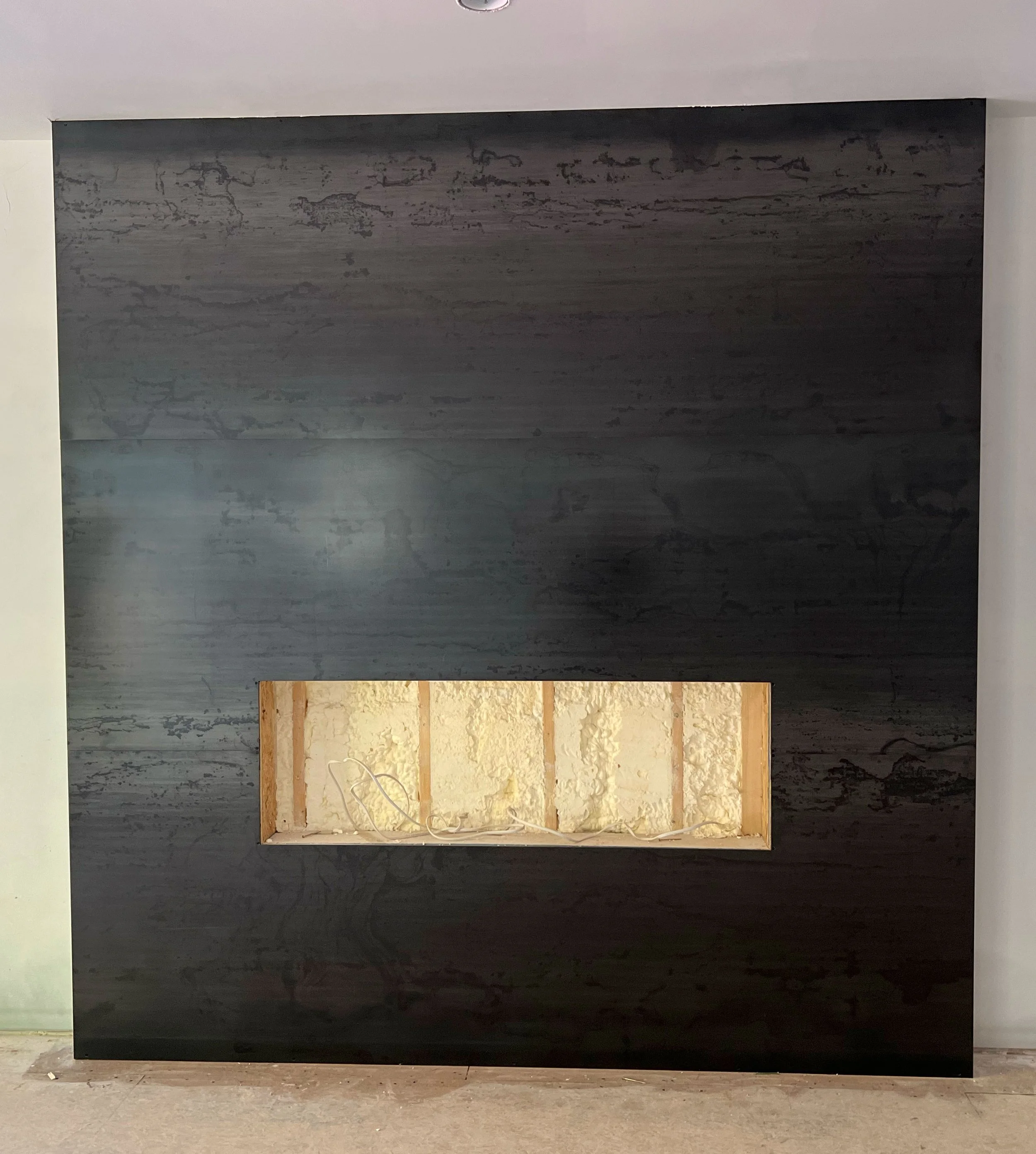 Corten Fire Place Surround