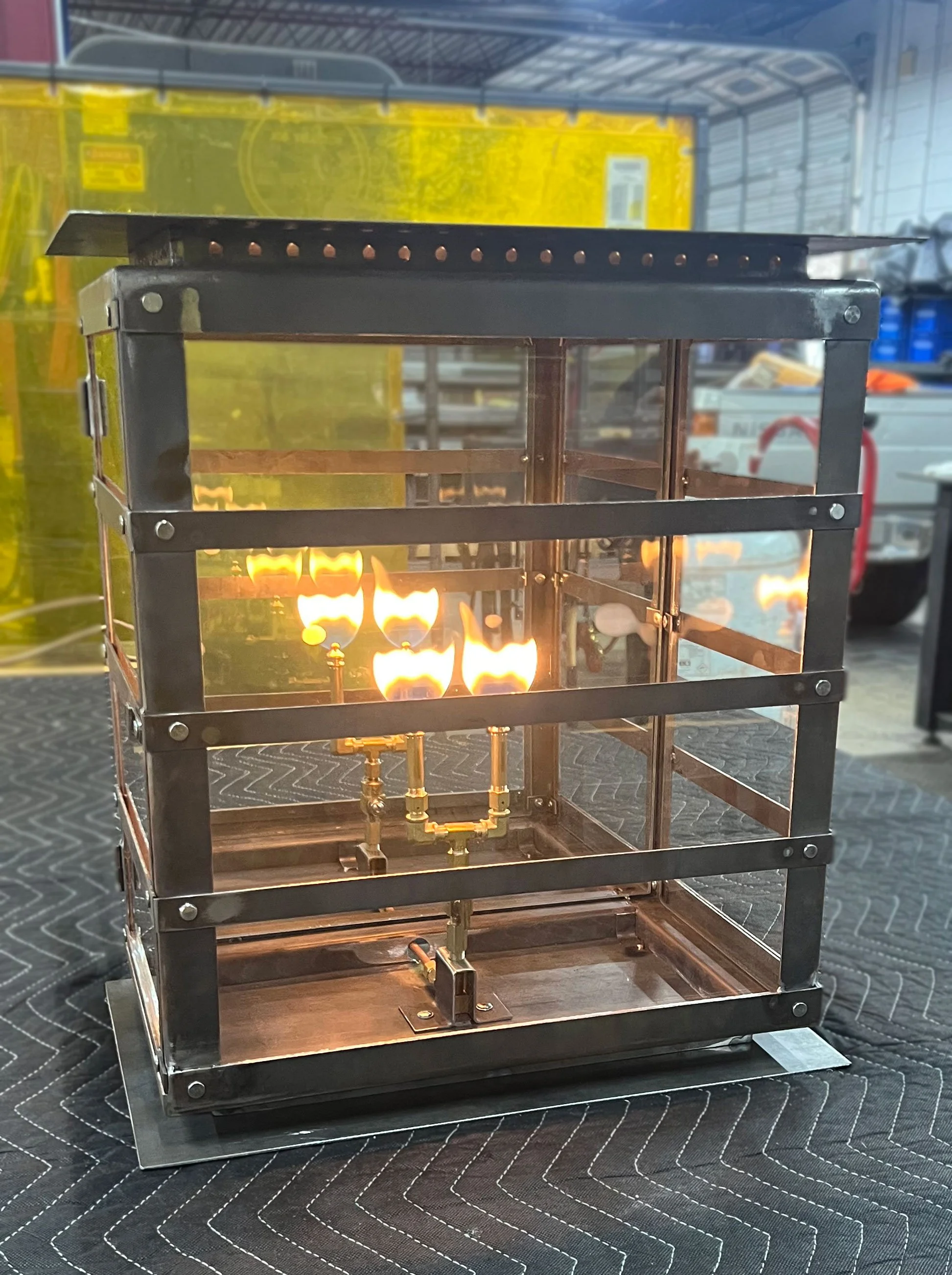 Corten - Gas Lantern -View 1