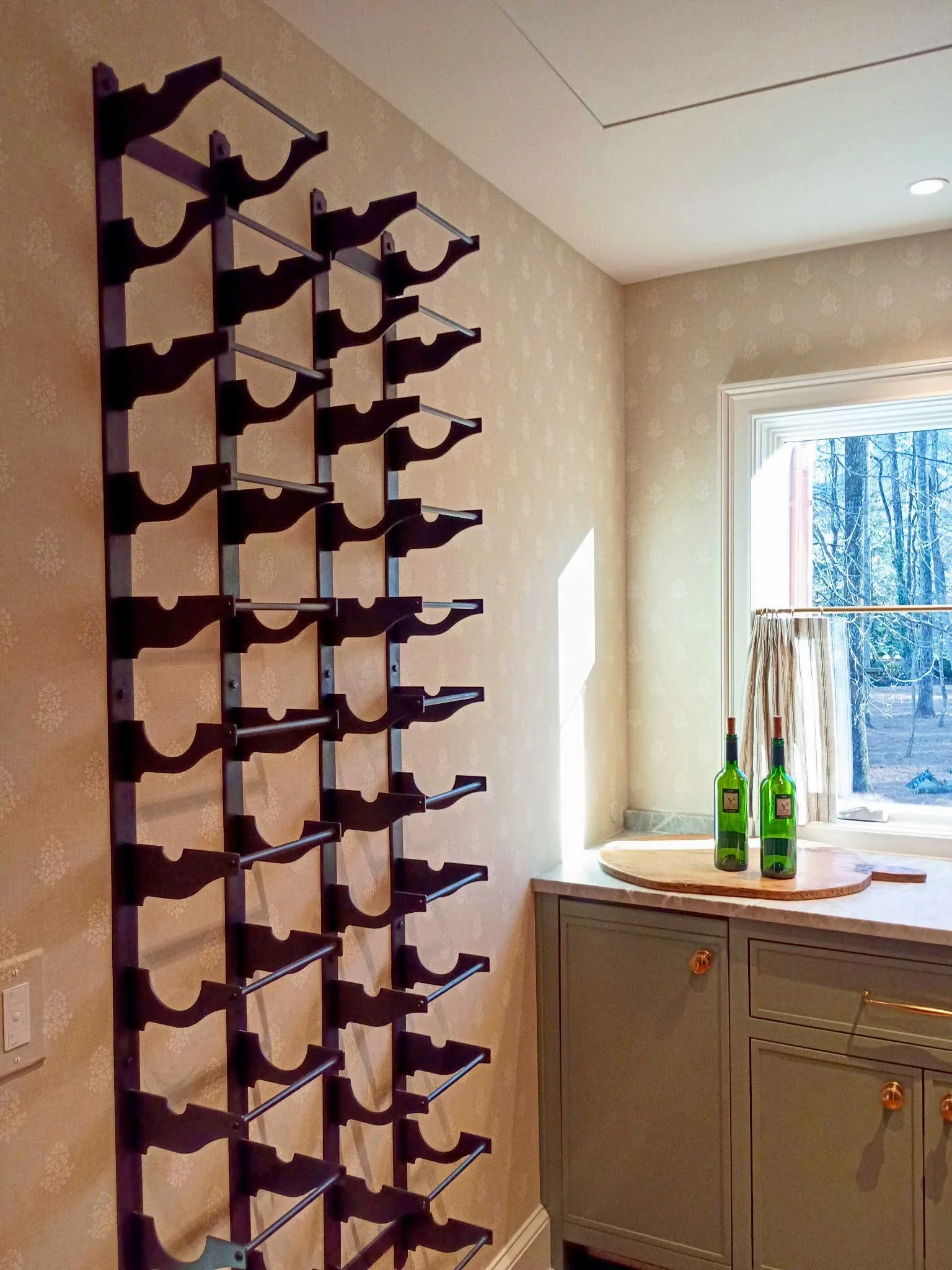 Custom Metal Wine Rack