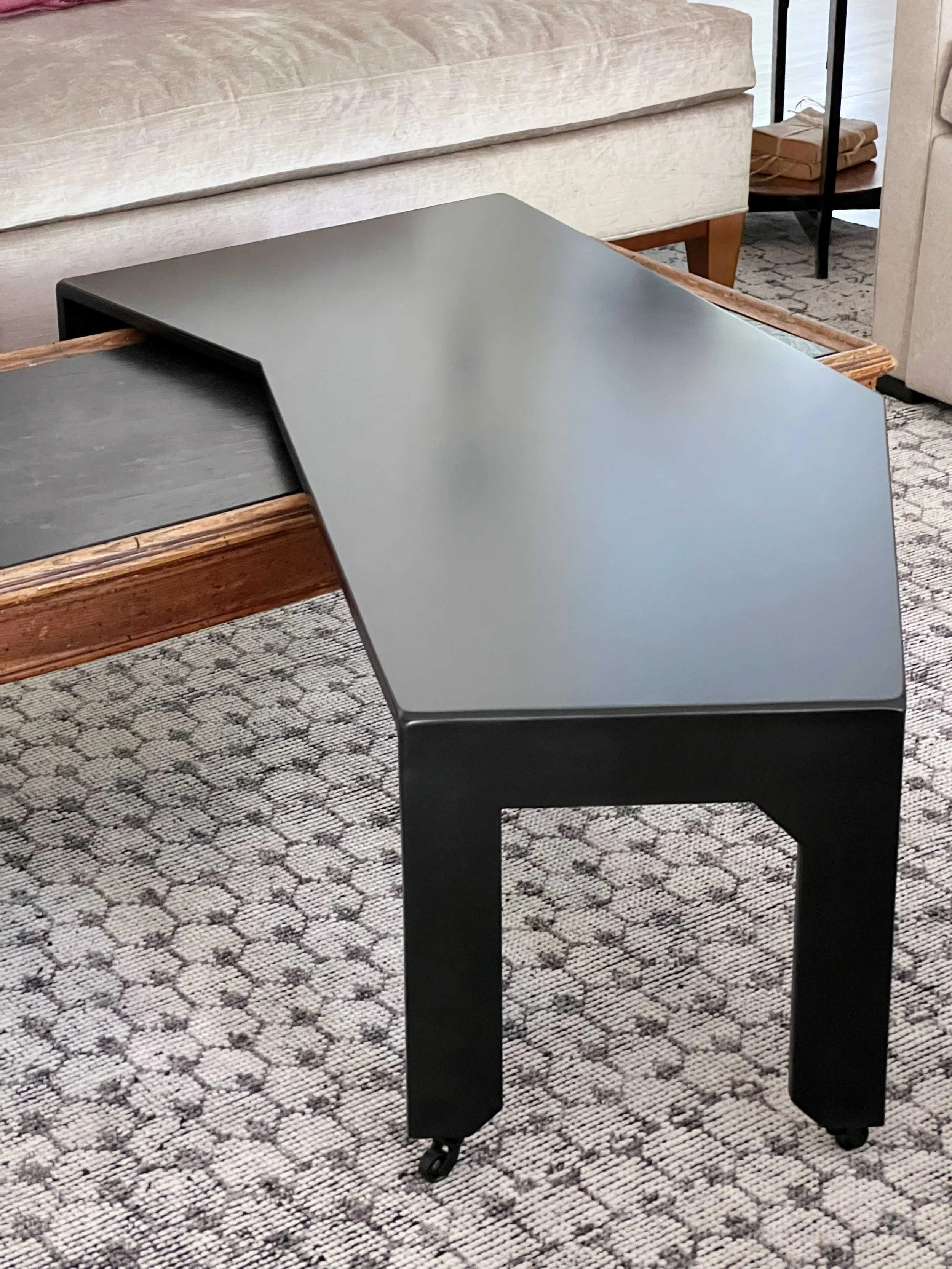 Custom Metal Rolling Nesting Table - View 2