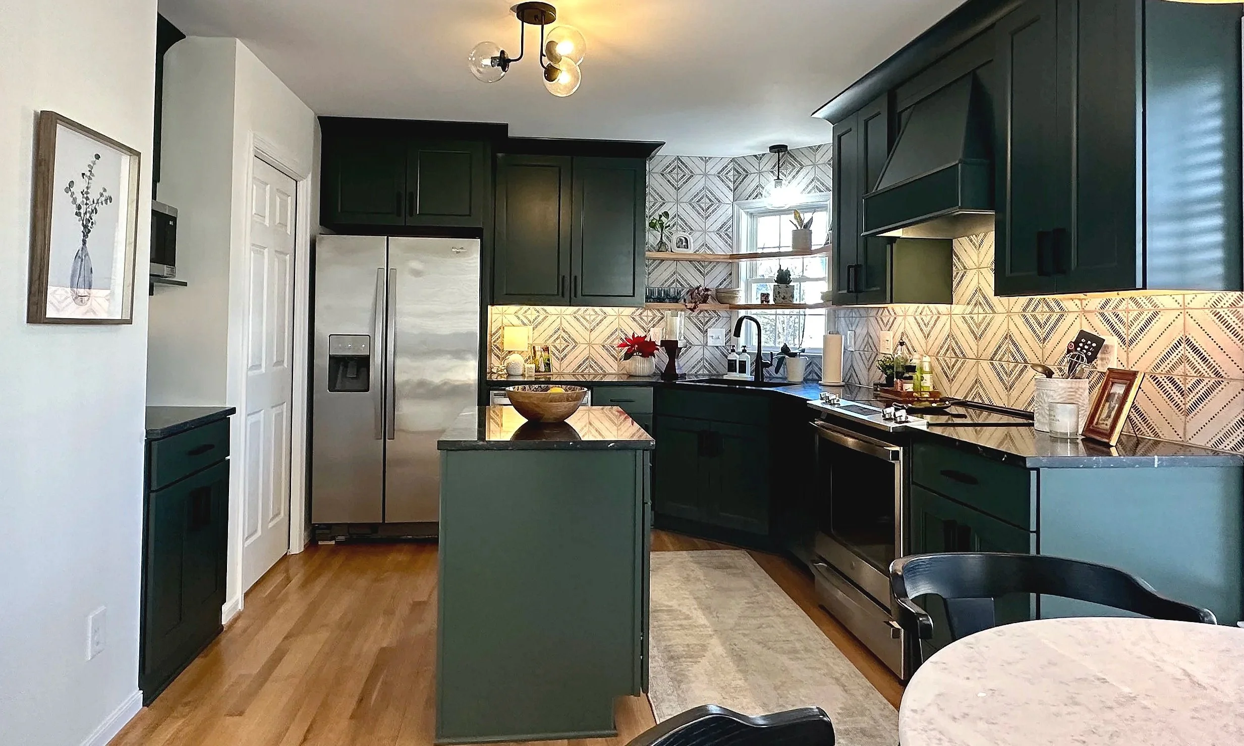 Ready to try a bold color? Try something earthy to ground your space.