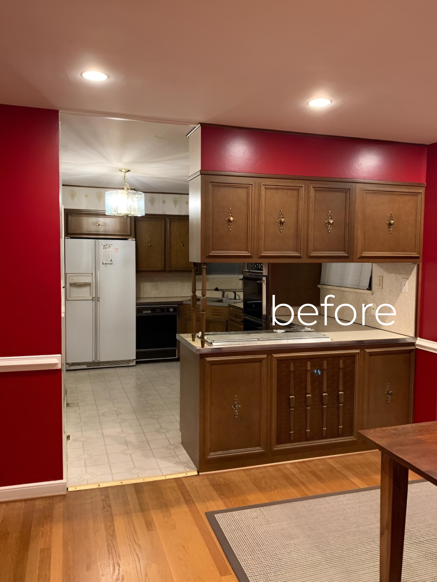 Original kitchen in need of a complete overhaul.