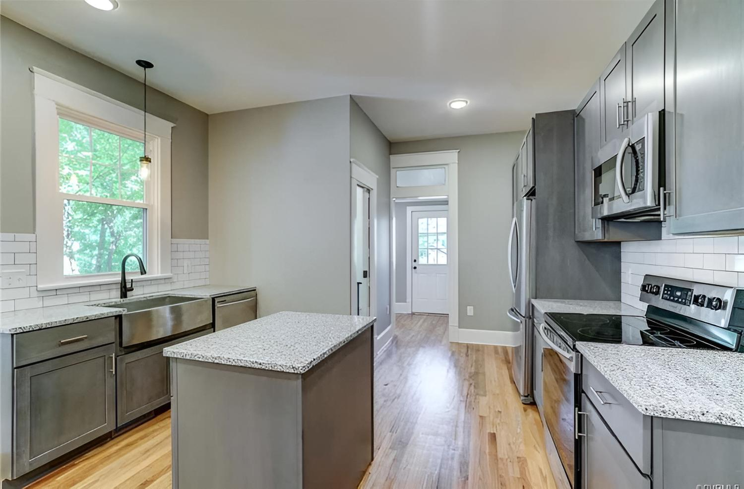 Play with stained wood for a modern twist.