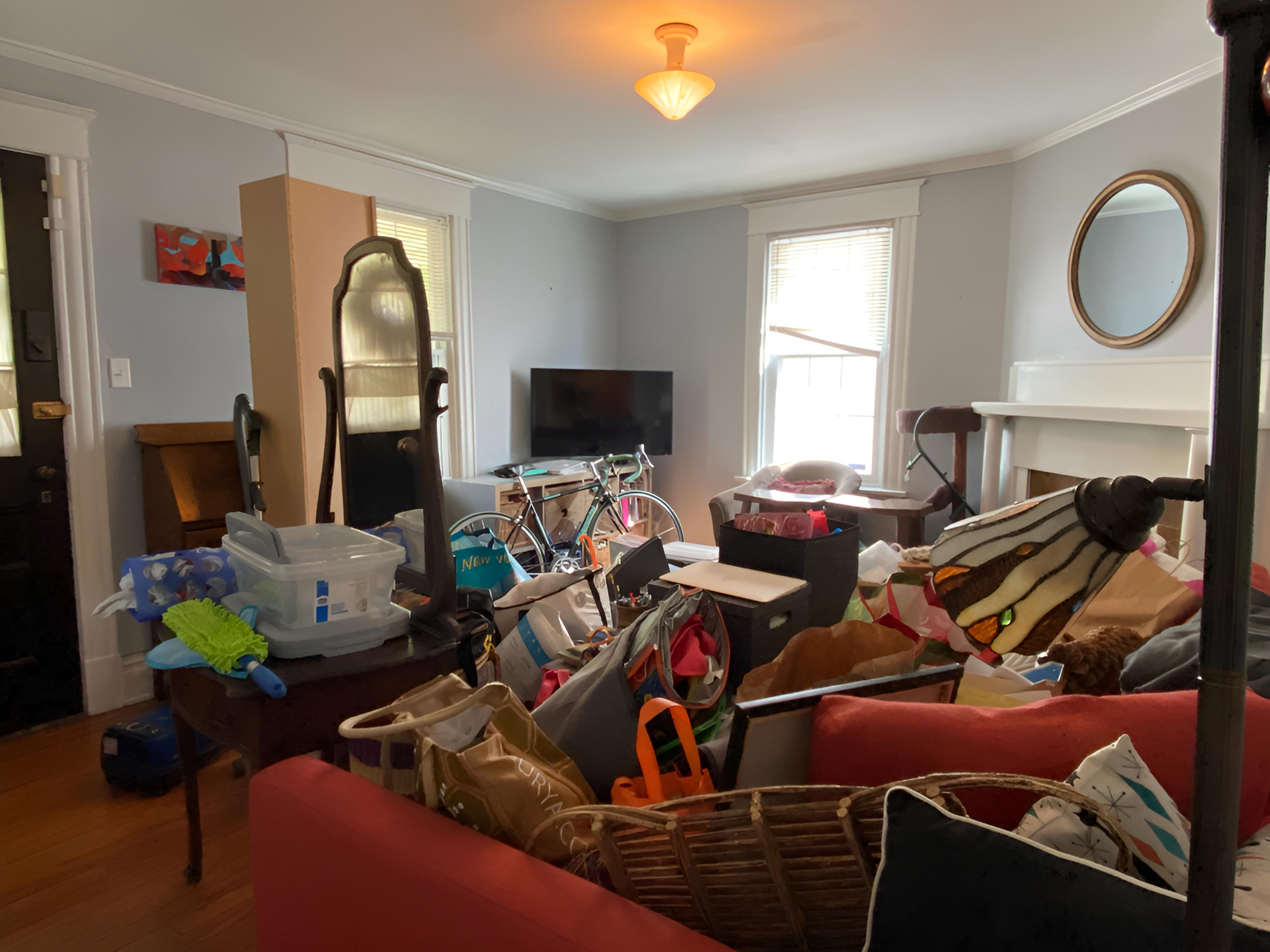 Clear out the clutter to get your home back.