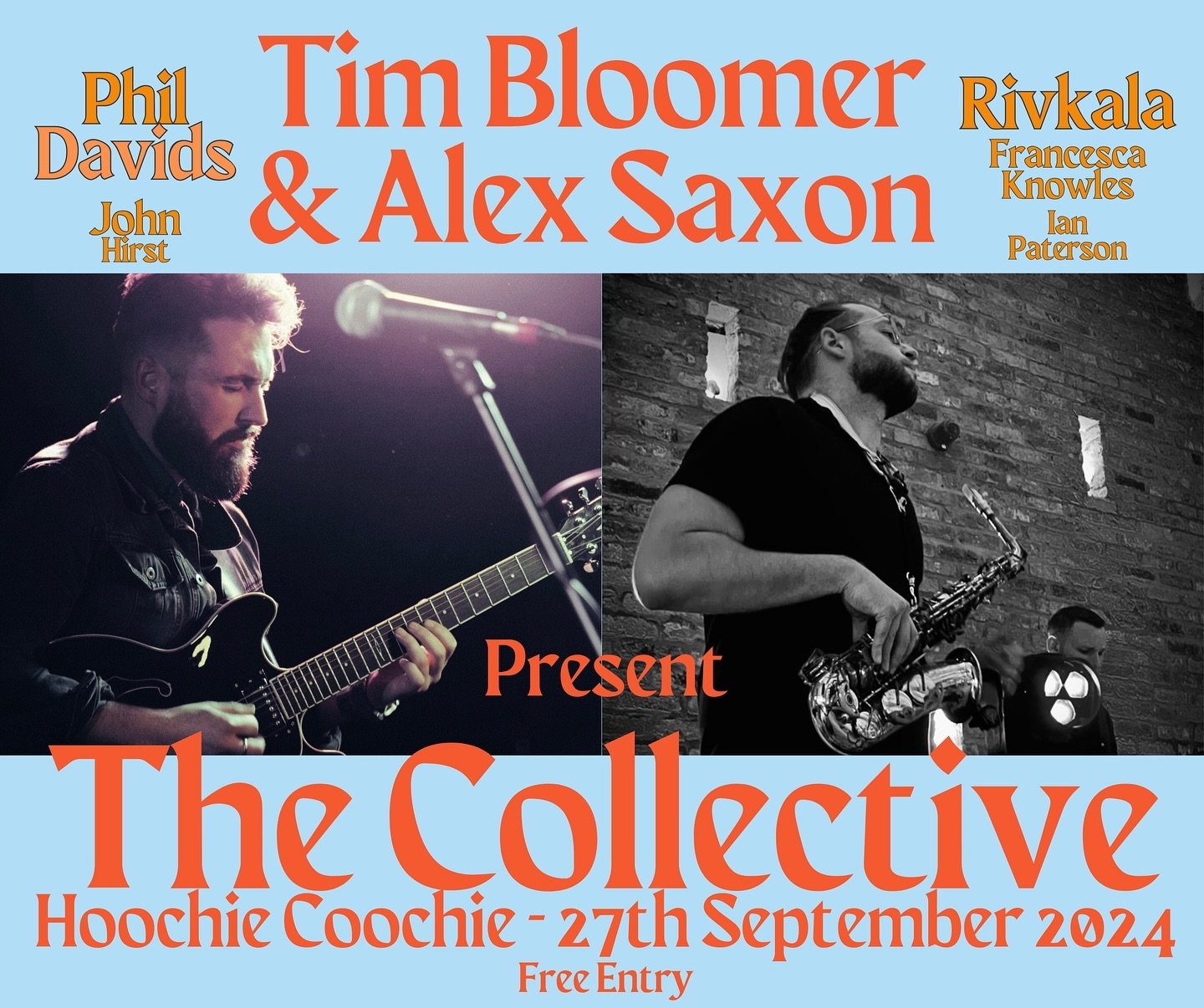 So, after 20 months on tour I&rsquo;m coming back to Newcastle for a bit, and after a chance meeting with Warren we decided to put on a Collective gig at @hoochiecoochienewcastle for the first time in nearly a decade! We used to play a monthly gig, a