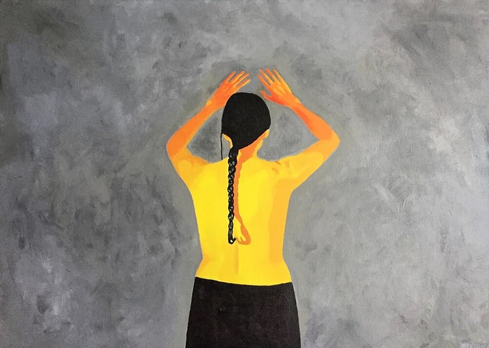 Nin Iskwew
Acrylique sur toile, 2019