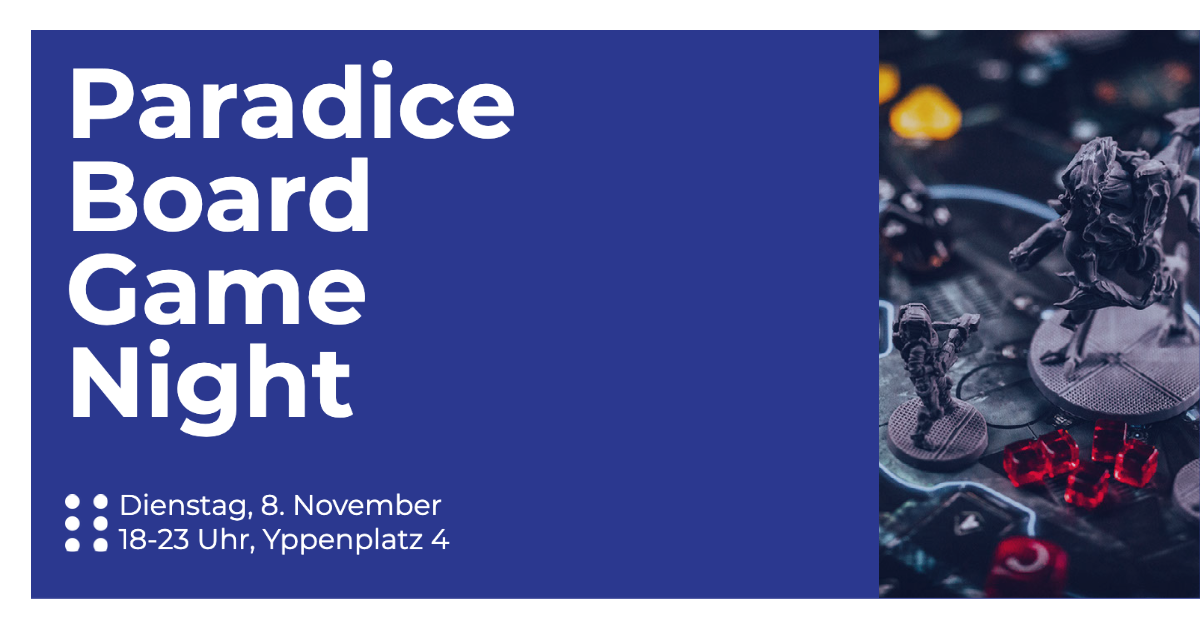 Paradice Board Game Night — Paradice Board Game Bar