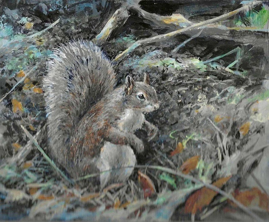 nature inspired acrylic artwork