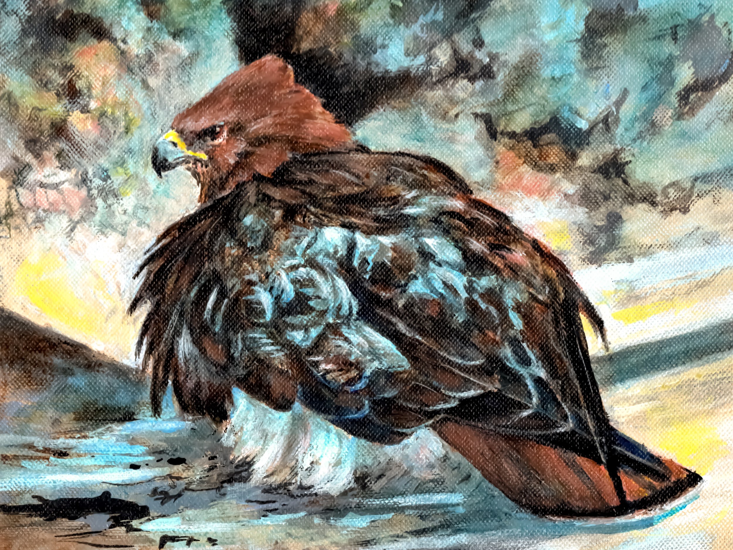 I received notification today that two of my acrylic pieces "The Ambassador" and "I.C.U." have been juried in for the upcoming 16th Biennial Kentucky Wildlife Art Exhibit 2026, sponsored by the Ohio Valley Art League. 
The exhibition was juried by Da