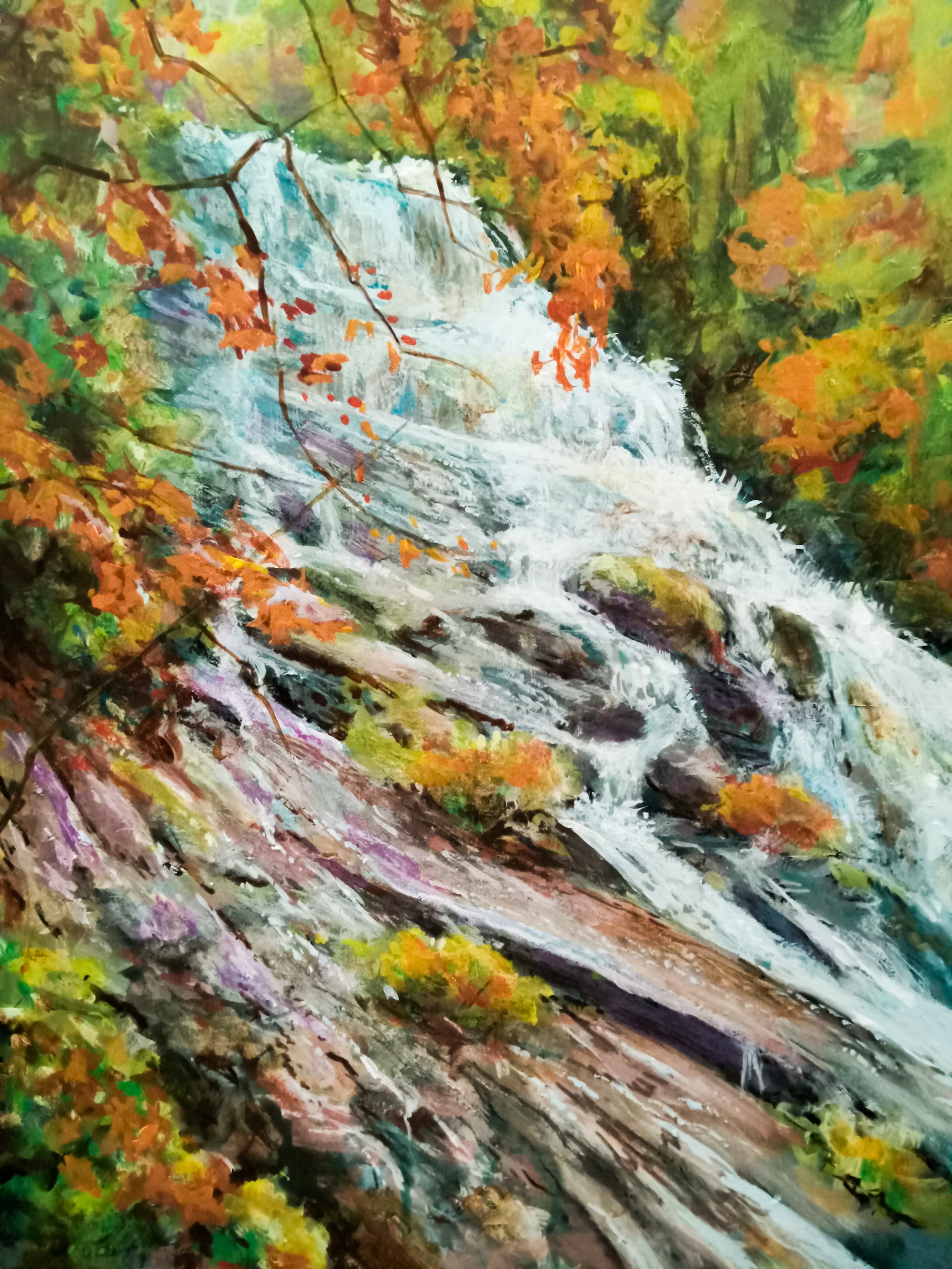 landscape acrylic paintings