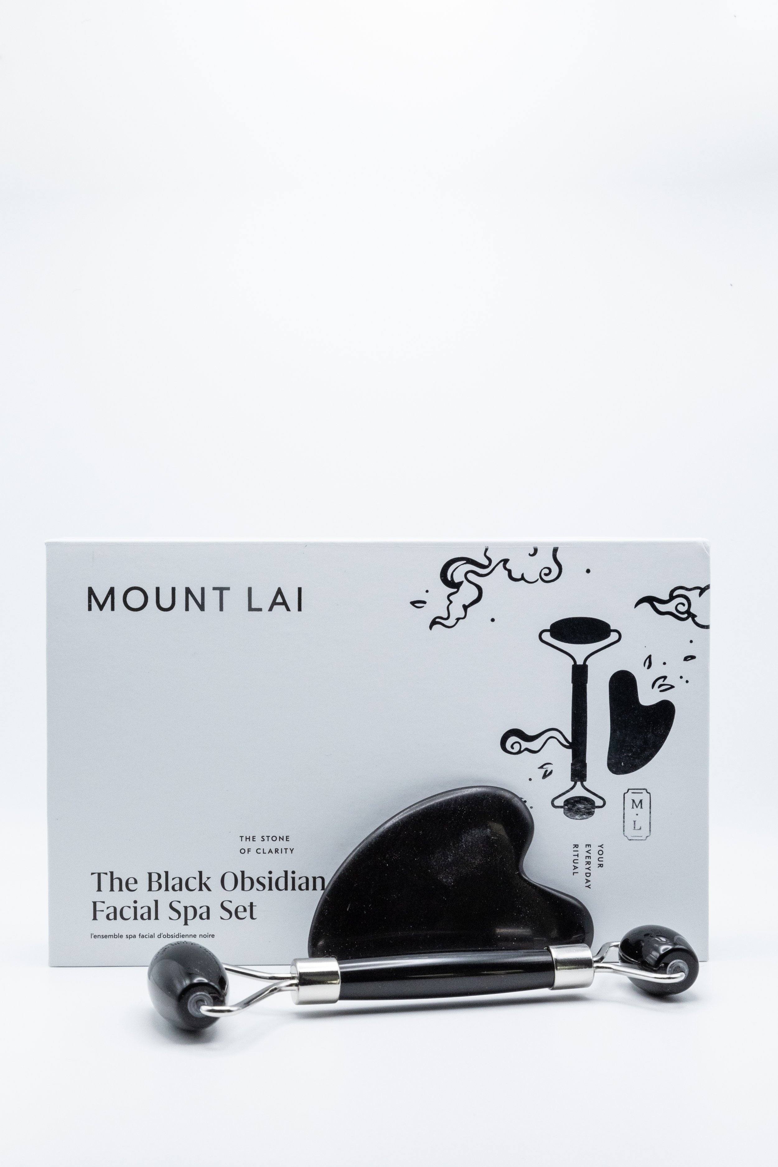 MOUNT LAI BLACK OBSIDIAN SOOTHING FACIAL SPA SET