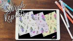 Simple & Perfect Half-Drop Patterns: in Procreate — Perch Handmade