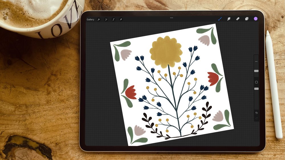 iPad-Flatlay_How-to-create-Swedish-inspired-folk-art-in-Procreate_beginners-class_Perch-Handmade.jpg