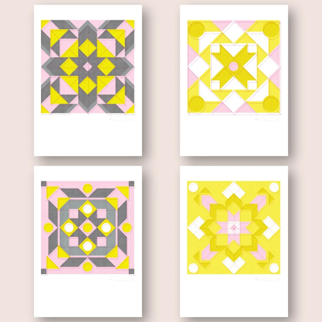 Lemonade Quilt Block Print Pack