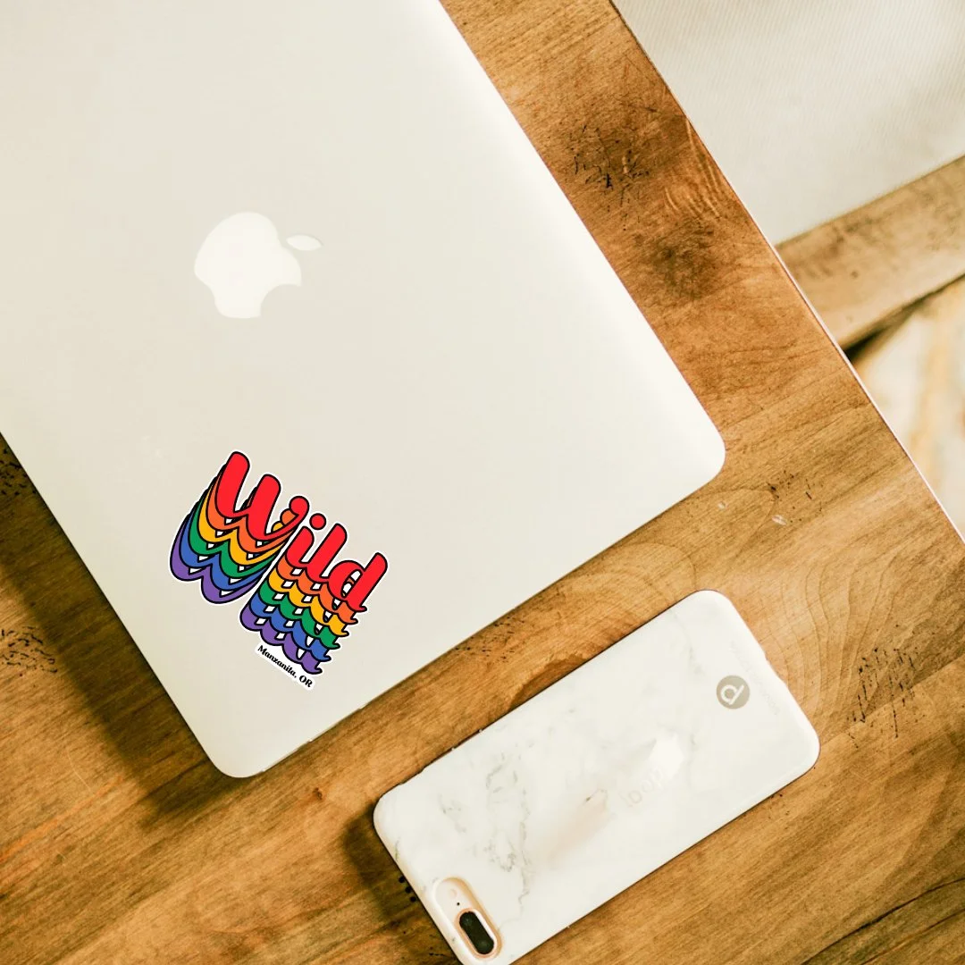 Wild Pride Sticker – Manzanita, Oregon