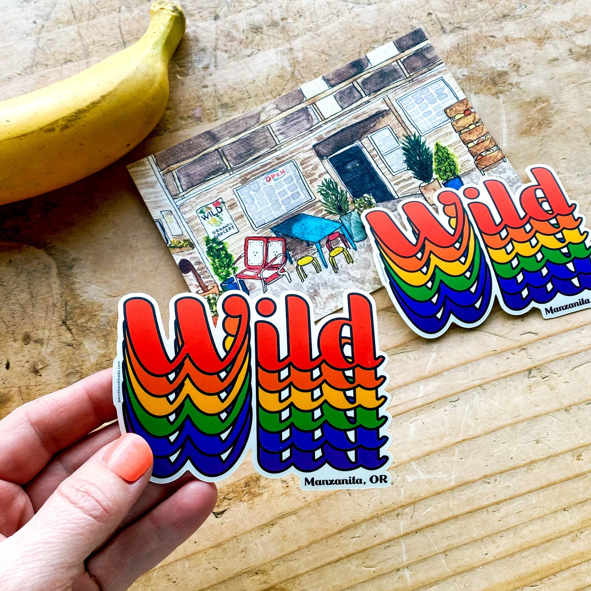 Wild Pride Sticker – Manzanita, Oregon