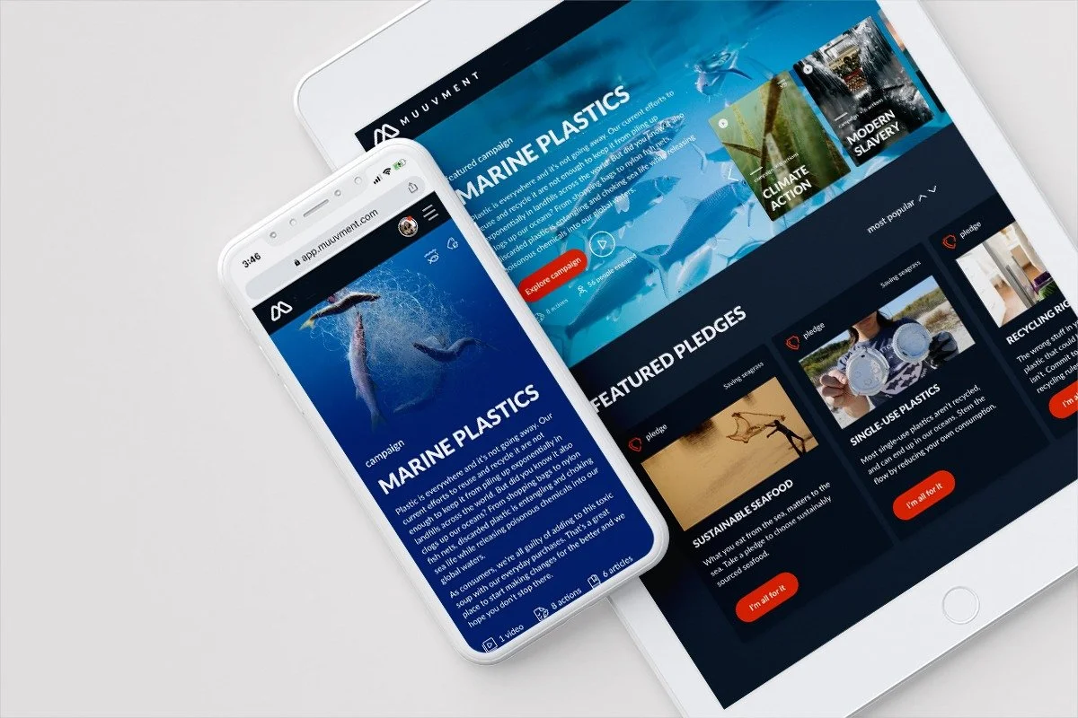Marine Plastics campaign page