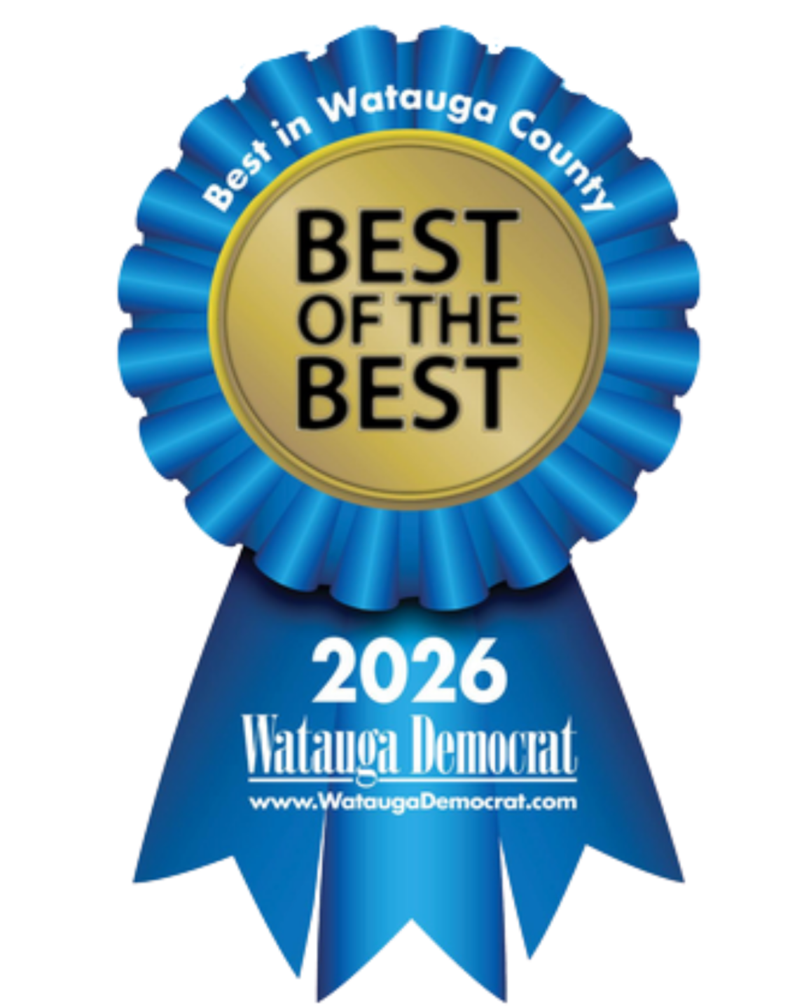 Counseling center award for best of the best in watauga county.
