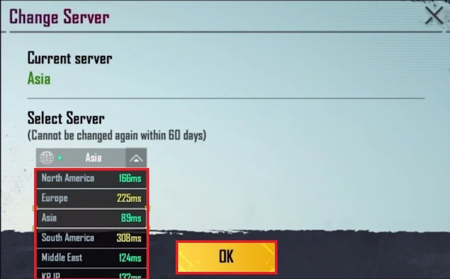 How To Change Server in PUBG