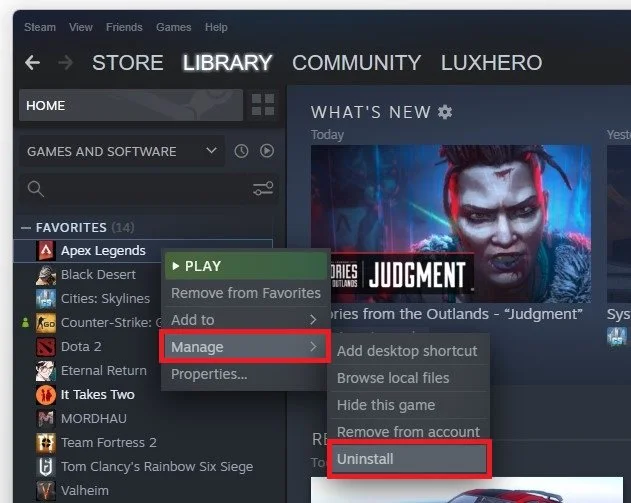 Fix: Steam Game Doesn’T Show Up In The Library – HXRBF
