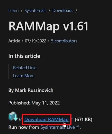 install ram map