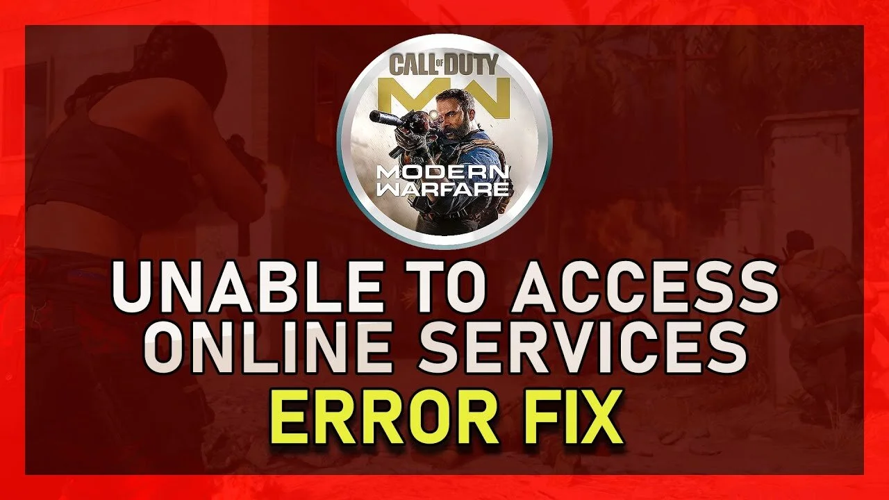 Modern Warfare - How To Fix "Unable To Access Online Services" - Connection Failed Problem