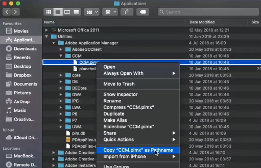mac get file path as text mac get file path as text
