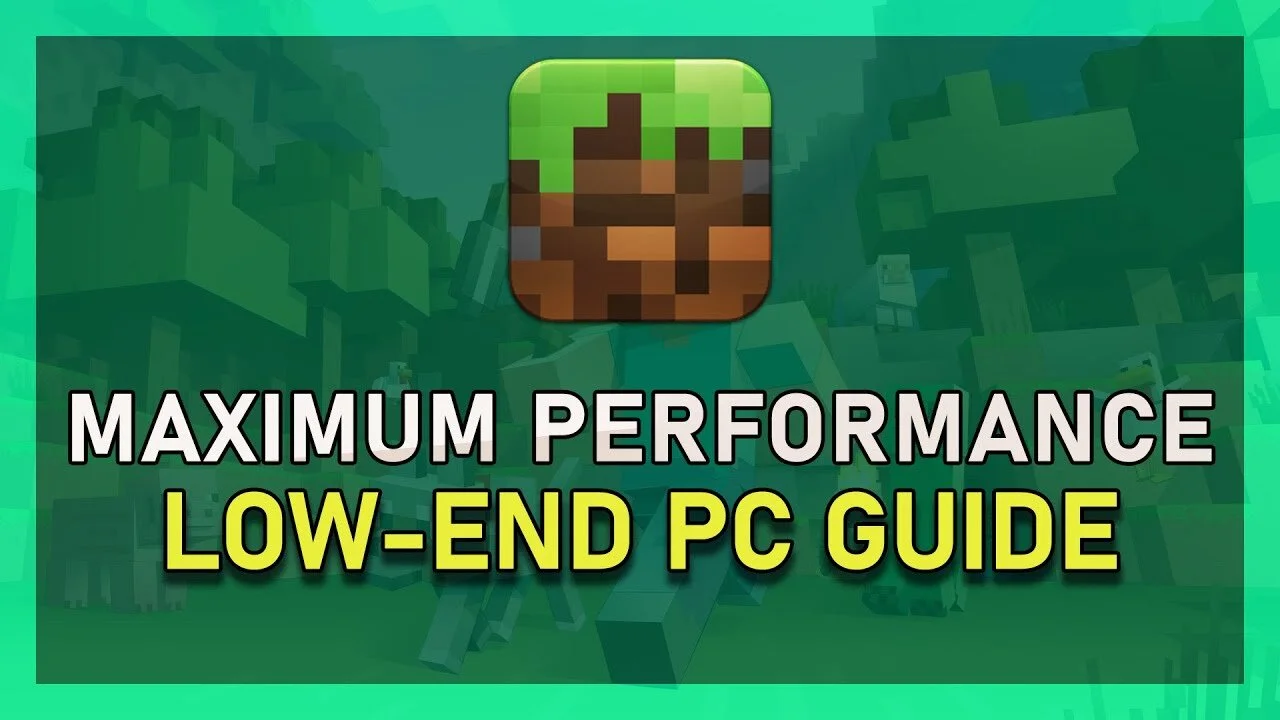 Minecraft - How To Boost FPS on Low-End PC &amp; Laptop - Windows 10