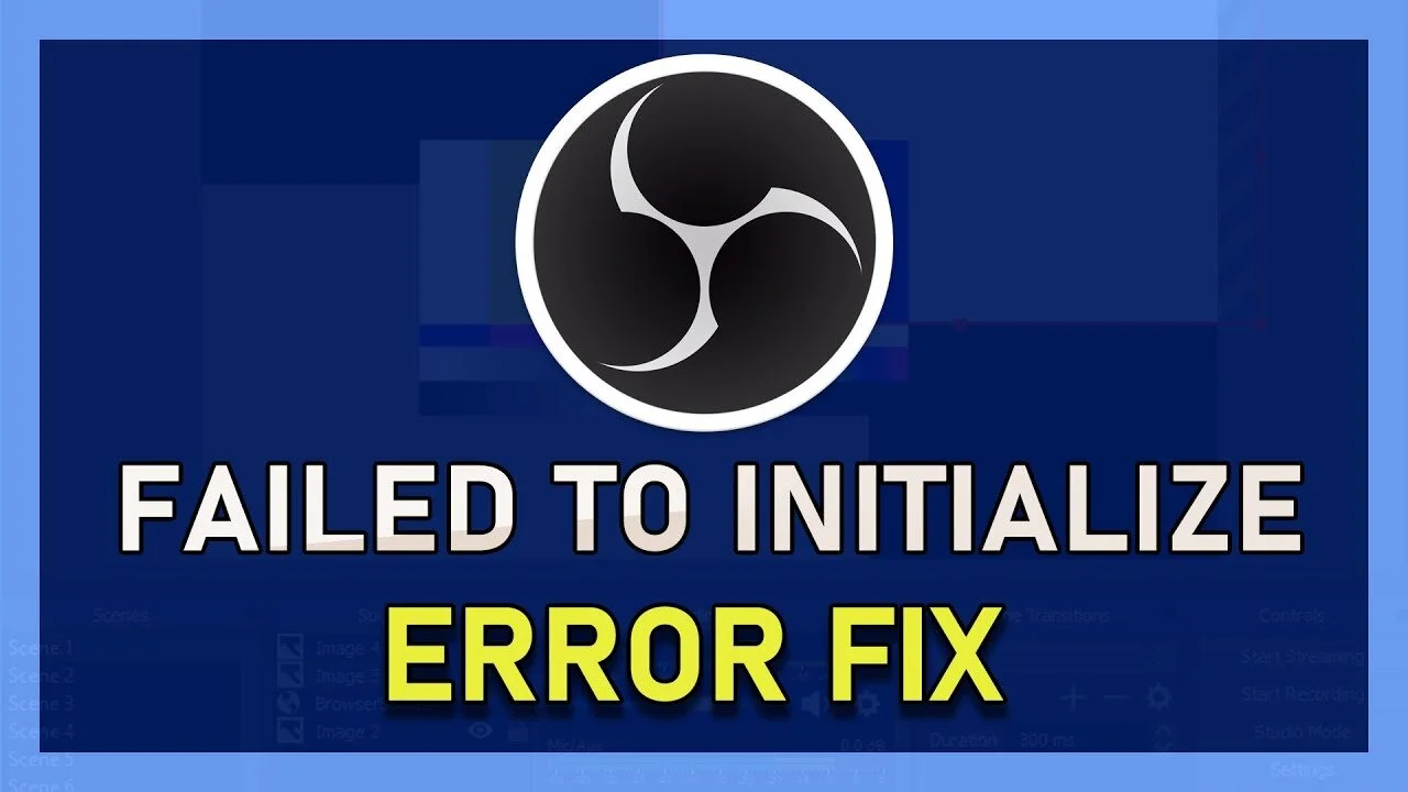 OBS Studio - How To Fix “Failed To Initialize Video” GPU Error