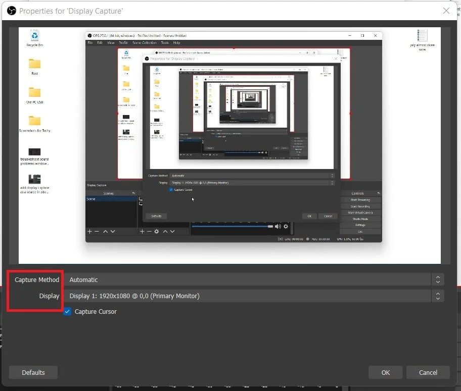 How To Setup Obs Display Capture – TRPS